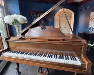 Schiller Grand Piano Circa 1930. Great As Is But Would Be Beautiful Lacquered. Ask Us For Resources. Photo 1 of 9. 