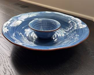 Chip & Dip Bowl and Platter. Photo 1 of 2. 