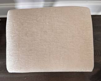 Mirrored Upholstered Bench. Measures 19" x 14" x 17" H. Photo 2 of 2. 