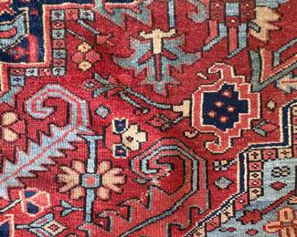 Antique Heriz Rug. Measures 11' 2" x 14". Photo 2 of 5. 
