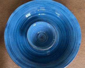 Chip & Dip Bowl and Platter. Photo 2 of 2. 