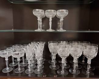 Crystal Stemware. 