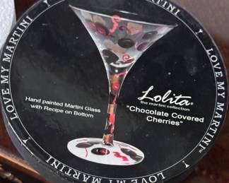Lolita "Chocolate Covered Cherries" Martini Glass. Photo 1 of 3. 