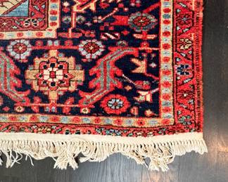 Antique Heriz Rug. Measures 11' 2" x 14". Photo 4 of 5. 