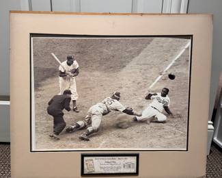 Dodgers Win! Jackie Robinson Steels Home, May 15, 1952. Photograph. Photo 1 of 2.