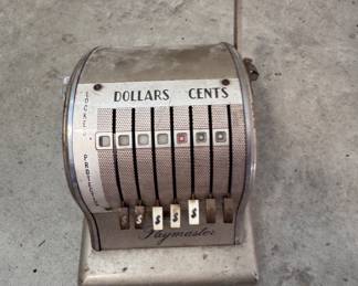 Vintage Paymaster Check Writer. 