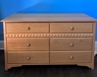Morgieau Lepine Six-Drawer Bureau. Great As Is But Would Be Stunning If Lacquered. Measures 54" W x 22" D x 30" H. Photo 1 of 4. 