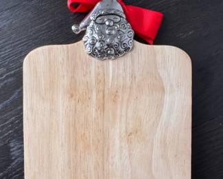 Santa Cheese Board. 