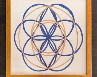 Framed Graphic Print - 2 Available. Each Measures 22" x 22." Photo 1 of 2. 