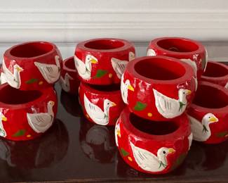 Christmas Napkin Rings. 