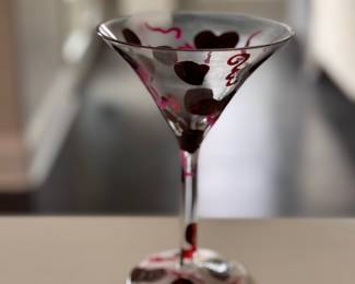 Lolita "Chocolate Covered Cherries" Martini Glass. Photo 2 of 3. 