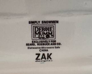 Debbie Mumm Ceramic Holiday Divided Dish. Photo 2 of 2. 