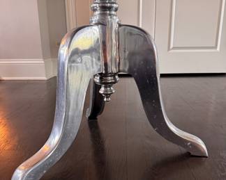 Allen Copley Designs "Barbados" Cast Aluminum Side Table. Measures 30" D x 30" H. Photo 3 of 3. 