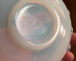 Opalescent Murano Glass Bowls Signed By Artist. Photo 3 of 3. 