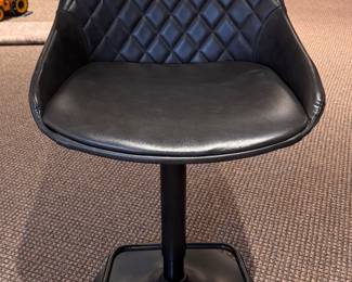 Set of 4 Ashley 26-30" Adjustable Height Counter Stools - Black/Grey.  Photo 1 of 2. 