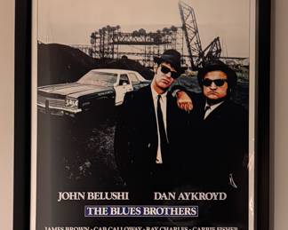 The Blues Brother Framed Movie Poster. 