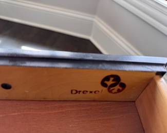 Pair of Drexel Heritage Chinoiserie Side Tables. Each Measures 26" W x 21" D x 23" H. Photo 6 of 6. 