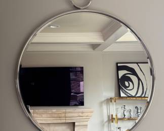 Mirror. Measures 40" D. 