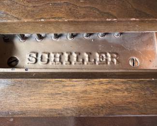 Schiller Grand Piano Circa 1930. Great As Is But Would Be Beautiful Lacquered. Ask Us For Resources. Photo 5 of 9. 