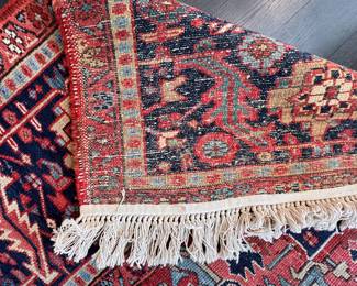 Antique Heriz Rug. Measures 11' 2" x 14". Photo 5 of 5. 