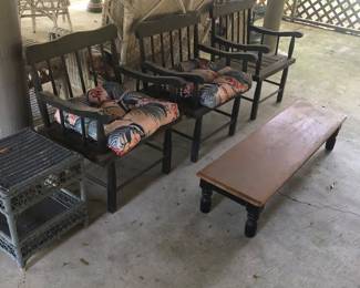 Out door chairs and tables