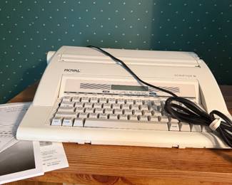Royal electric typewriter