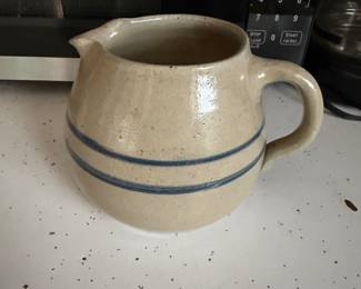 Small stripe pitcher