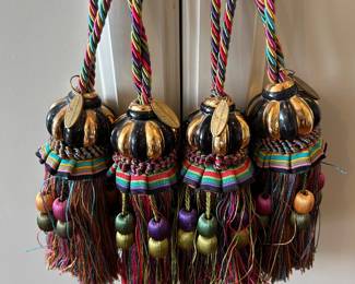 vintage MacKenzie-Childs tassels