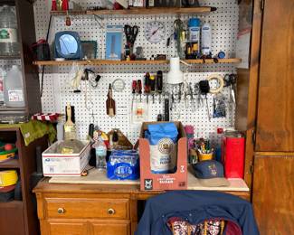 Tools, cabinets 