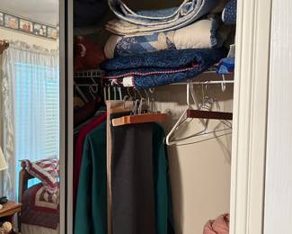 Clothes, bedding, quilt