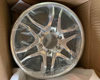 Never mounted set of 4 American Racing wheels 18 x 8  Toyota Tacoma pick up