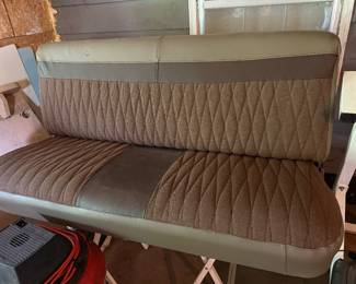Vintage Chevy pick up bench seat