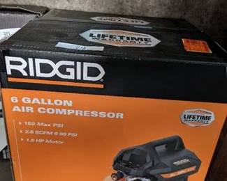 6 Gal. 150 PSI Portable Electric Oil-Free Jobsite Pancake Air Compressor