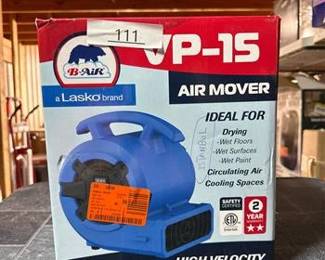 B-Air 1/8 HP Air Mover Carpet Dryer Floor Blower Fan