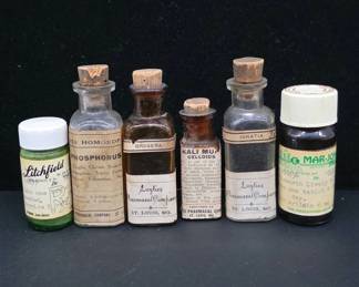 Pharmacal Bottles by Luyties and Others
