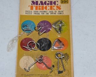 Woolworth Woolco Magic Tricks Puzzle Set