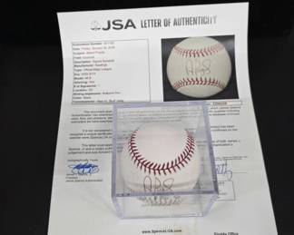 Albert Pujols JSA Auth Signed Baseball