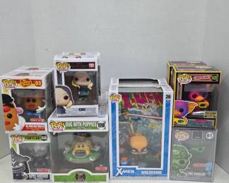 Funko Pop Figures in Original Boxes