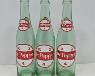 1950's Dr Pepper ACL Glass Bottles