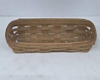 Longaberger Basket with Handwoven Design