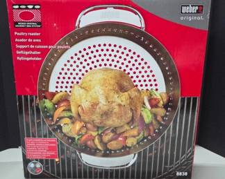 Weber Poultry Roaster, Factory Sealed