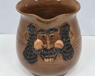 Signed Kathy Eichmann Ceramic Pitcher