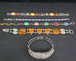 Women's Bracelets with Gem Accents
