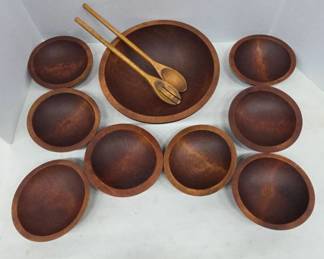 Baribocraft Canada Wooden Bowl Set