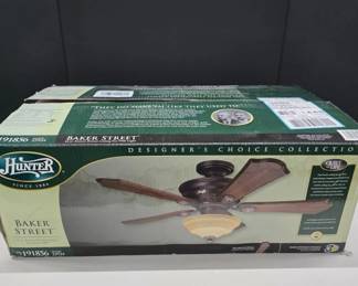 Hunter Baker Street Ceiling Fan with Light