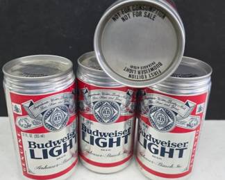 Budweiser Light First Edition Cans