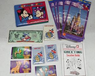 Disney Memorabilia Bundle With Autographs