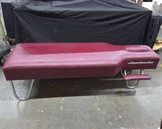 Vinyl Massage Table with Chrome Legs