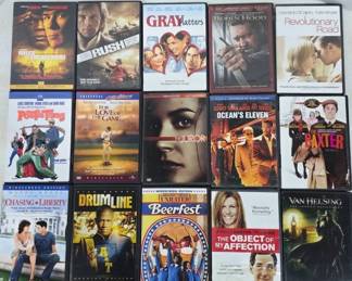DVDs with Various Titles