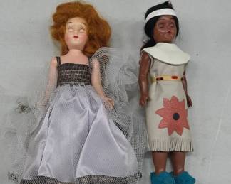 Native American Doll With Baby